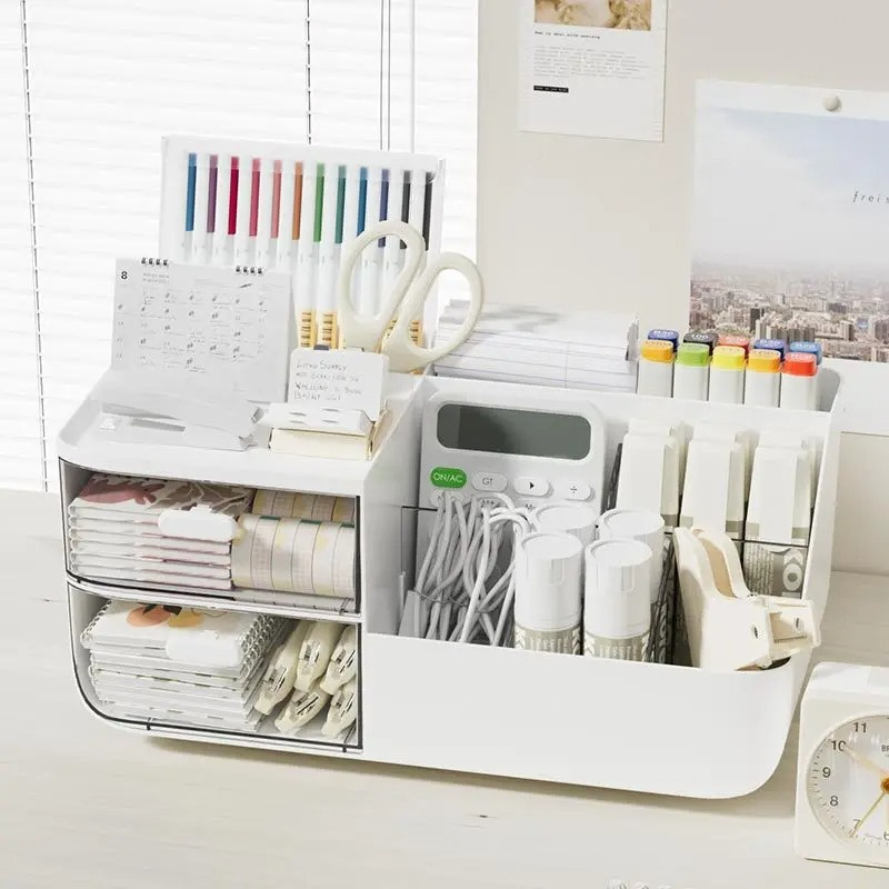 Desk Setup Organizer - Organizer da Scrivania Multifunzionale di Grande