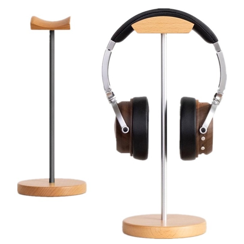Desk Setup Game - Supporto per Cuffie in Legno di