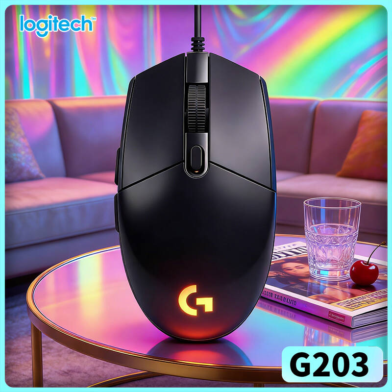 Logitech Mouse G203 - Mouse da Gaming Logitech G203 LIGHTSYNC