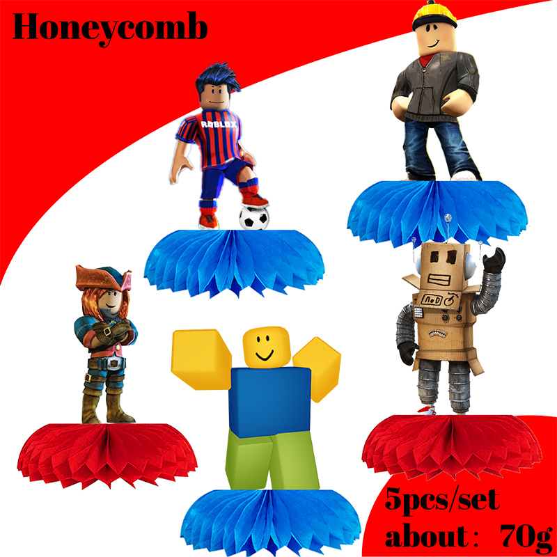 Desk Setup Game - Roblox boy cartoon game honeycomb Birthday