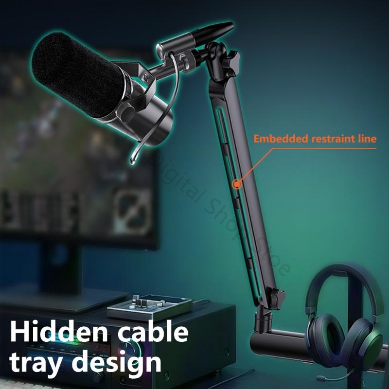Desk Setup Studio - Supporto per braccio flessibile per microfono
