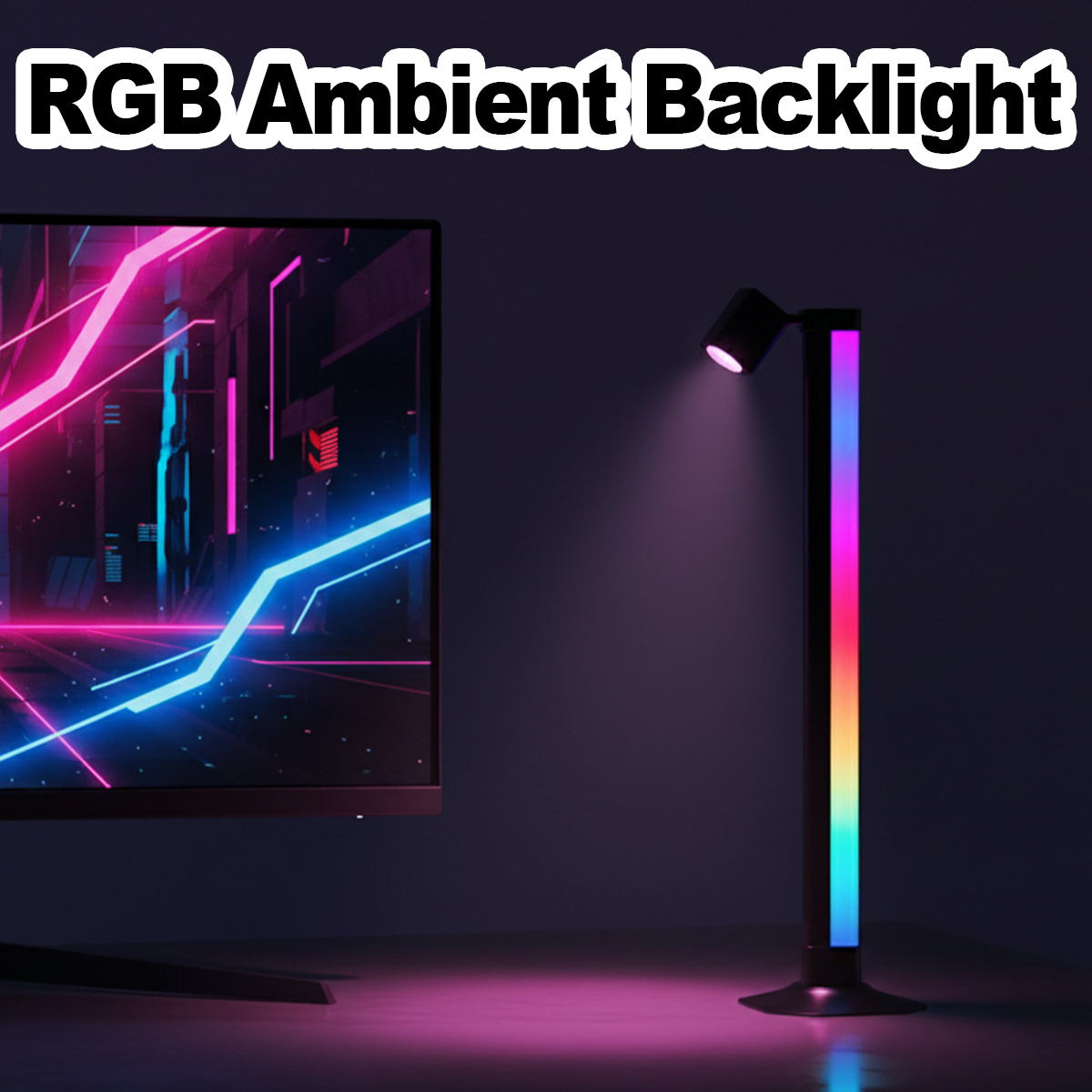 Desk Setup Tv - Barra luminosa intelligente a LED RGB