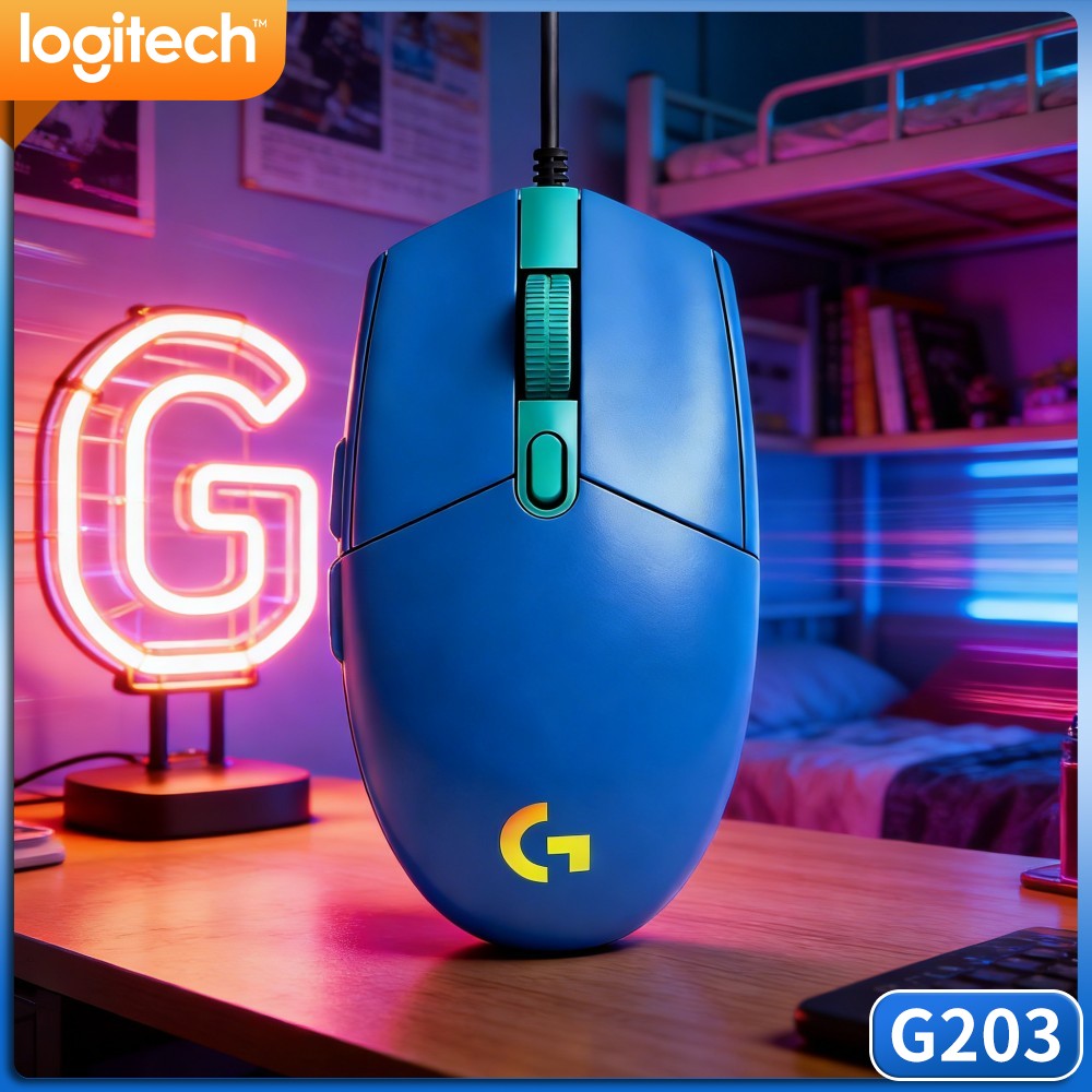 Logitech Mouse G203 - Mouse da Gaming Cablato Logitech G203,