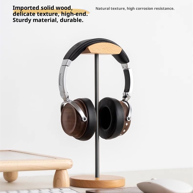 Supporto per Cuffie in Legno d - Desk Setup Game recensione e prezzo