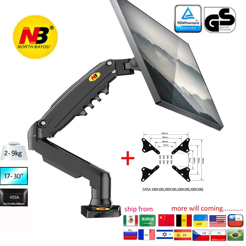 NUOVO NB F80 Supporto per Moni - Dual Monitor Desk Setup recensione e prezzo