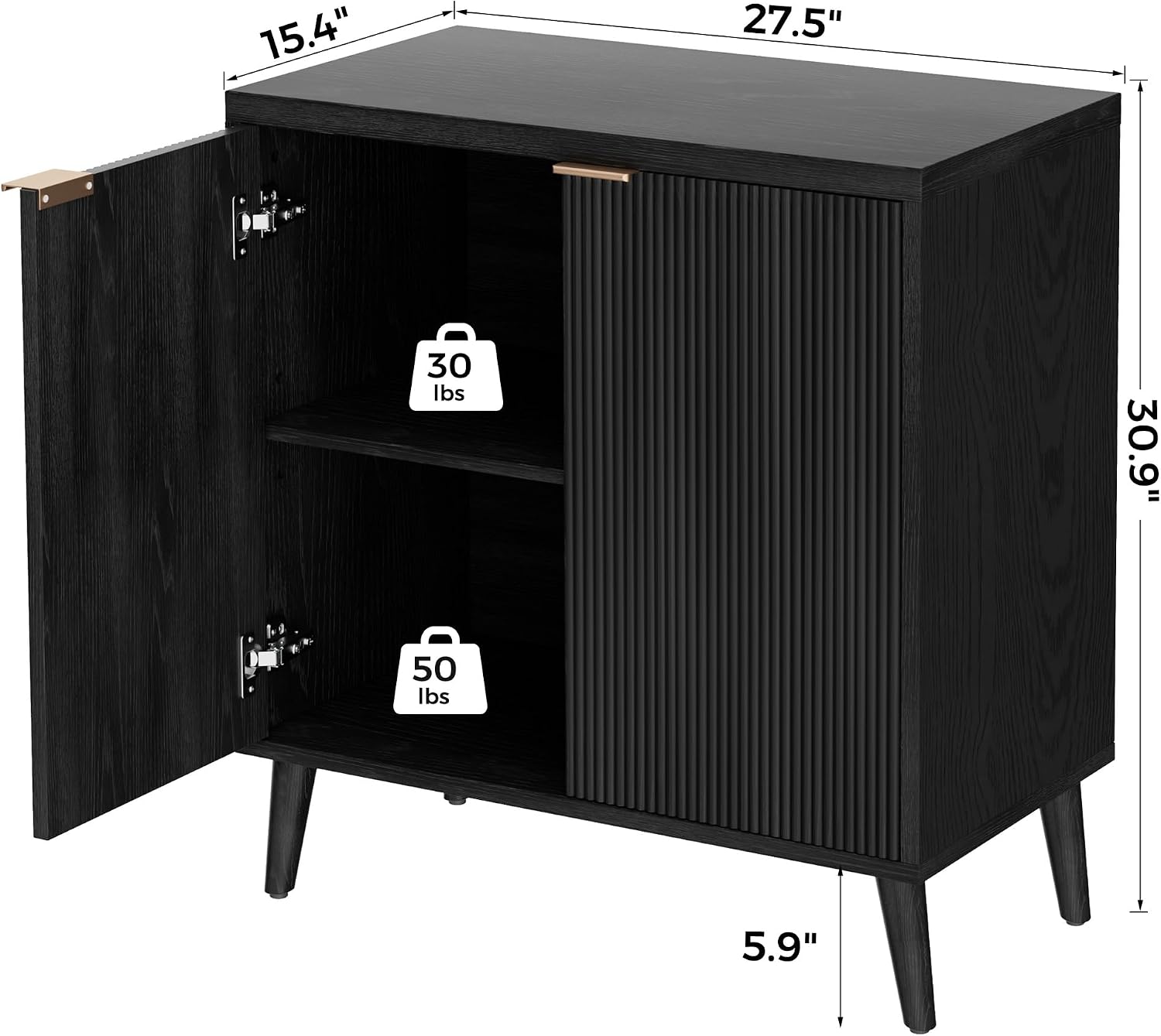 Credenza Scanalata con Vano Po - Desk Setup Room recensione e prezzo