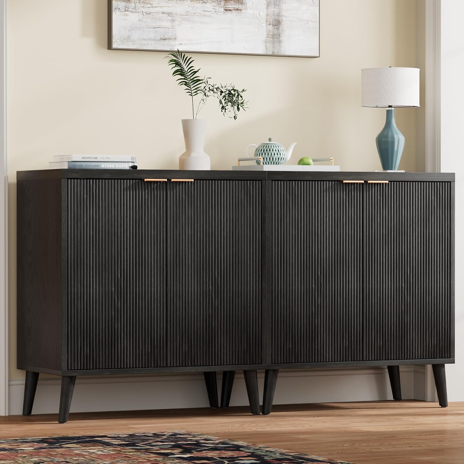 Credenza Scanalata con Vano Po - Desk Setup Room recensione e prezzo