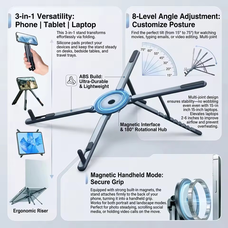 Supporto Magnetico Portatile p - Desk Setup Maker recensione e prezzo