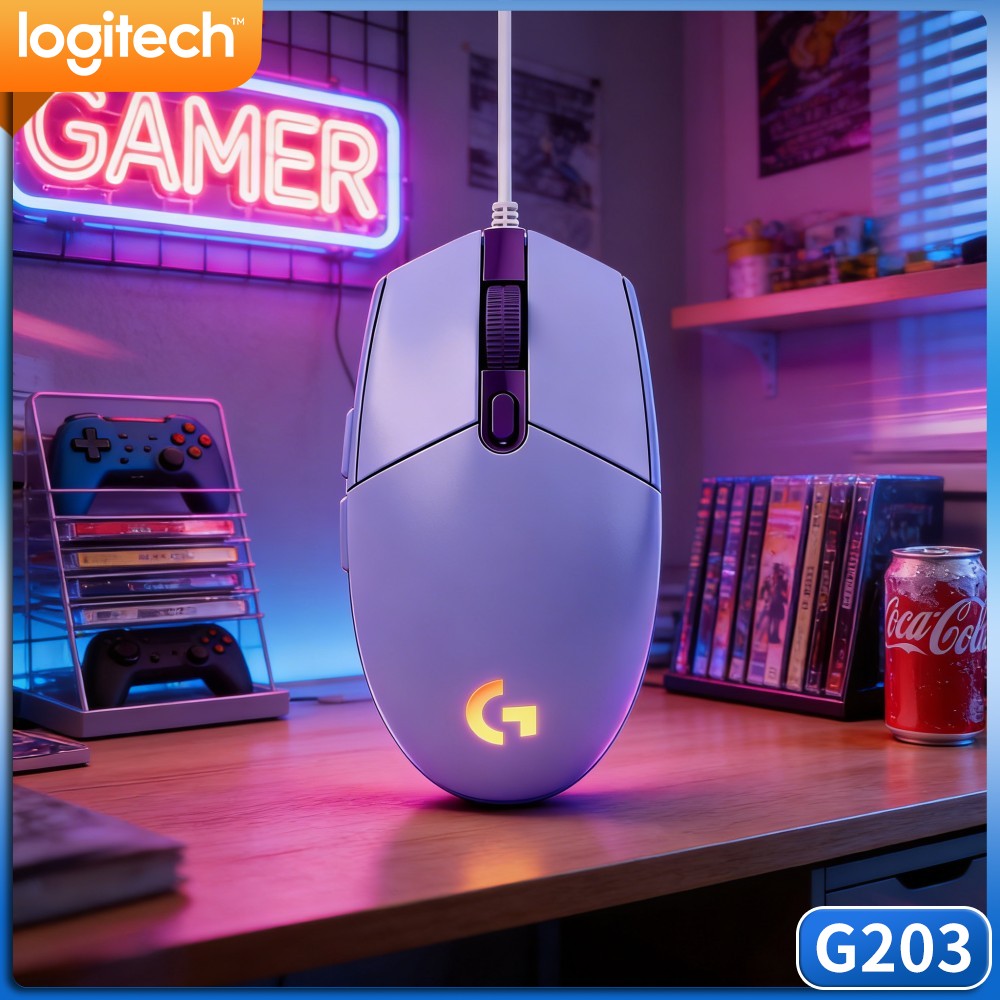 Mouse da Gaming Cablato Logite - Logitech Mouse G203 recensione e prezzo