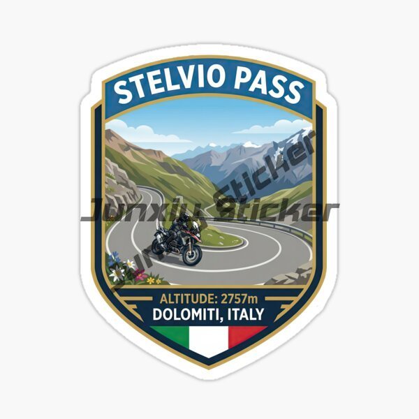 STELVIO PASS ITALIA Adesivi pe - Desk Setup Room recensione e prezzo