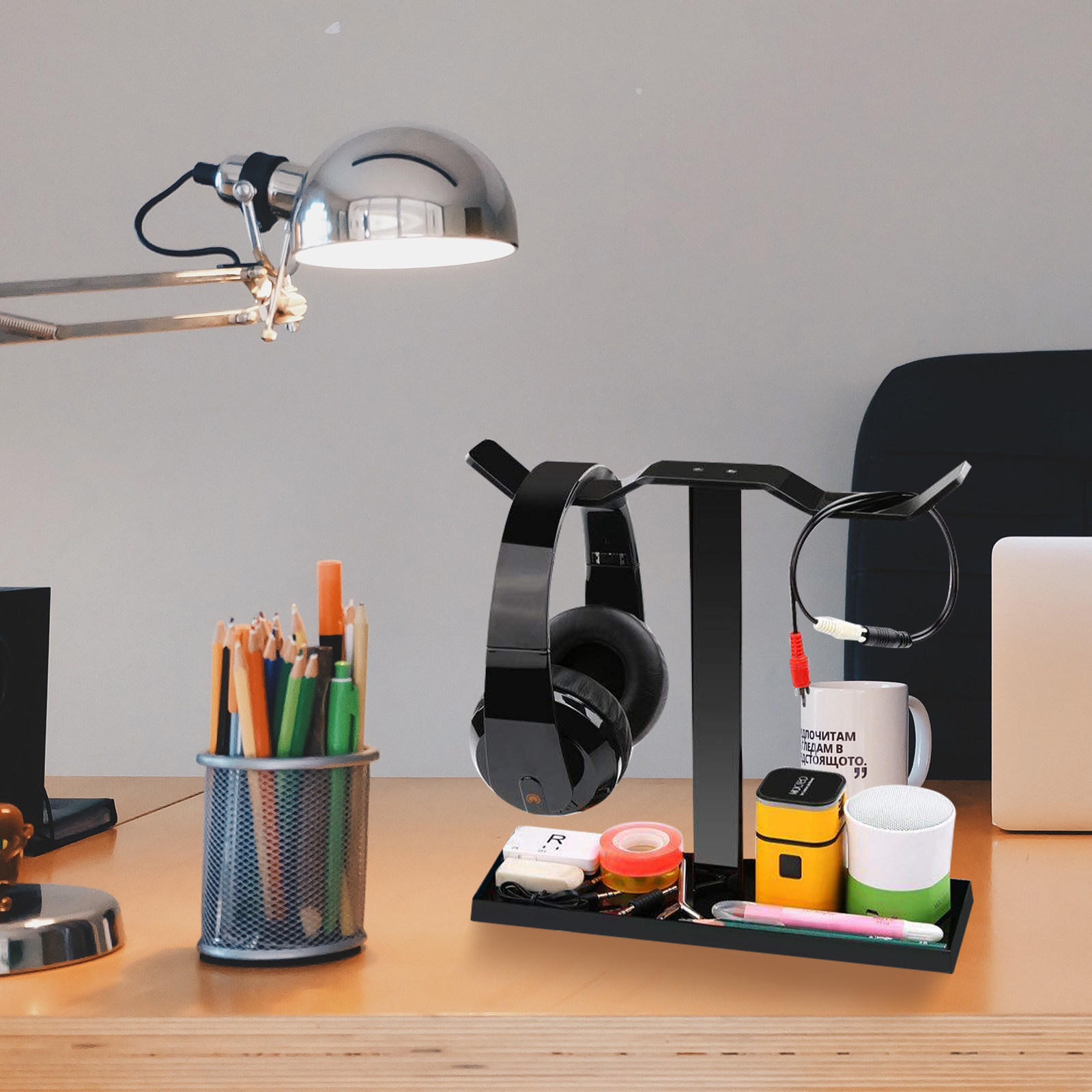 Supporto per Cuffie in Acrilic - Desk Setup Headphones recensione e prezzo