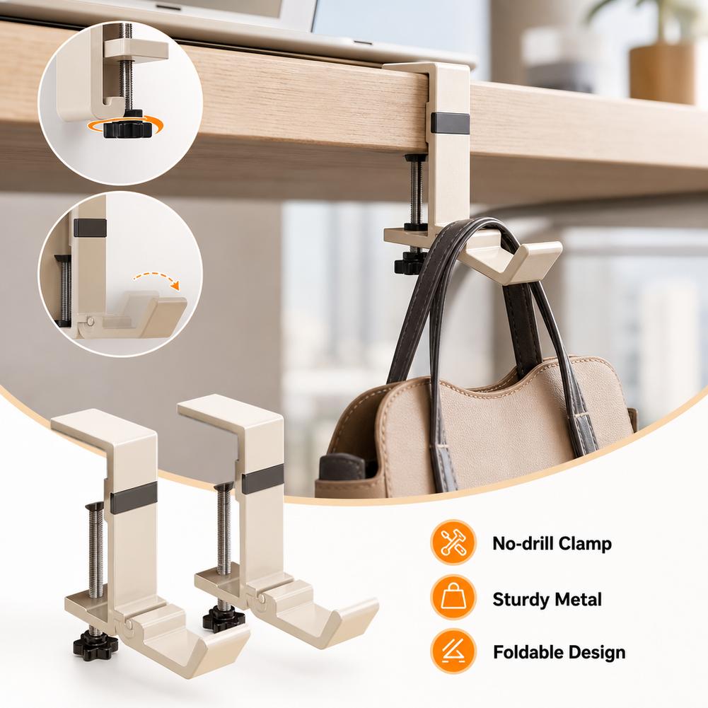 Gancio Pieghevole da Scrivania - Desk Setup Organizer recensione e prezzo