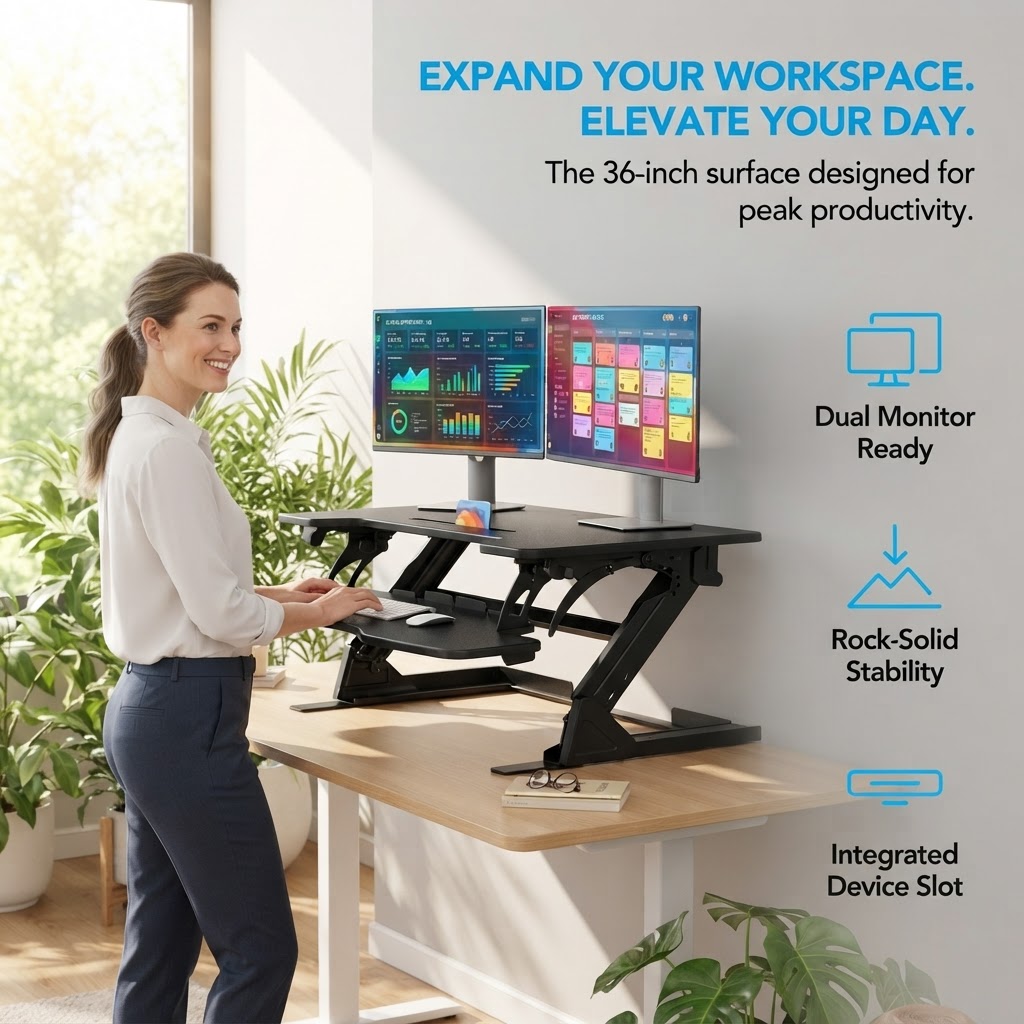 Convertitore per scrivania reg - Dual Monitor Desk Setup recensione e prezzo